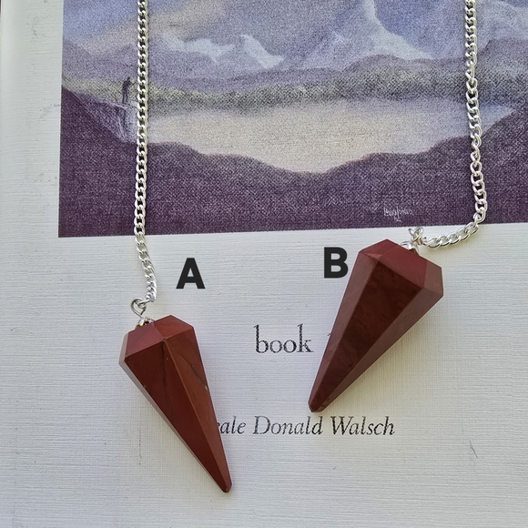 Beautiful Red Jasper Pendulum - Picture 1 of 2